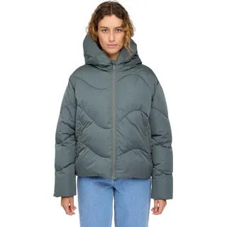Mazine Waves Quilt Short Puffer Jacket Grau L