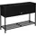 Polyrattan 100 x 30 x 70 Schwarz