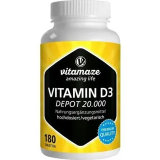 Vitamaze Vitamin D3 Depot  20.000 Tabletten 180 St.