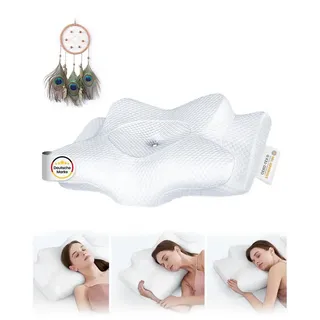 anuk Ergonomisches Kissen 60 x 40 cm Weiß