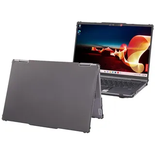 mCover Schutzhülle nur kompatibel mit Lenovo Yoga 7 14 Zoll 14 Zoll 14IRL8 14IML9 14AHP9 Serie 2-in-1 2023-2025 (nicht kompatibel mit anderen Modellen), Schwarz