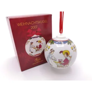 Hutschenreuther Porzellankugel Weihnachtskugel 2007 OVP