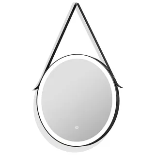 Badspiegel WELLTIME Spiegel Gr. B/H/T: 60 cm x 60 cm x 3,5 cm, silberfarben (silber) Badspiegel mit Touch LED-Beleuchtung, BxH: 60x60 cm, rund