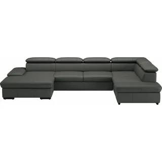 sit&more Wohnlandschaft U-Form grau