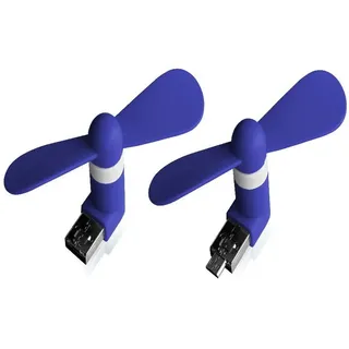 Xlayer Colour Line Mini USB-Ventilator Blau