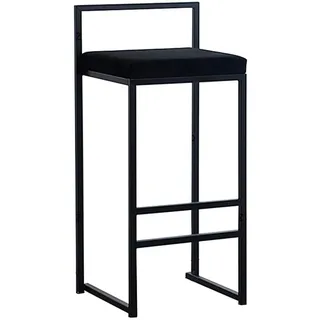 Barhocker kücheninsel küchentheke Höhe 65cm / 75 cm, Moderne Tresenhocker Bistrohocker Küchenhocker mit Lehne und Fußstütze Küchen Esszimmerstühle, Weiß