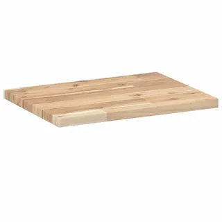 KTHLBRH Wandregal 60 x 30 x 2 cm Massivholz Akazie unbehandelt | Natürliches schwebendes Regal, DIY, für Wohnzimmer, Küche, Schlafzimmer