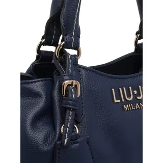Liu Jo Handtasche Schultertasche ECS Satchel Bag Dress Blue dunkelblau - S