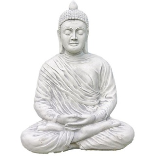 Buddha groß, Skulptur aus Steinguss, Figur