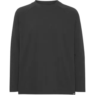 !Solid Langarmshirt SOLID "Langarmshirt SDEyado", Herren, Gr. L, schwarz (true schwarz), Obermaterial: 100% Baumwolle CO., Shirts Langarmshirt