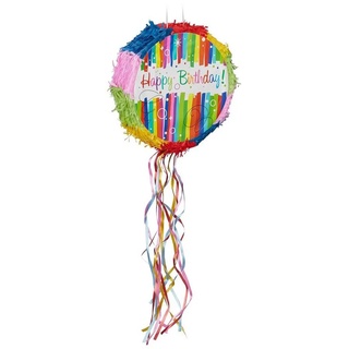 relaxdays Pinata Pinata Geburtstag blau|grün|rot