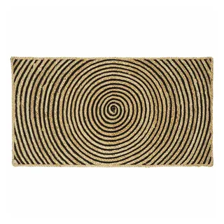 vidaXL Bereichsteppiche Schwarz 60 x 110 cm Jute