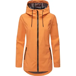 Ragwear Damen lange Übergangsjacke Wasserdichter kurzer Übergangsmantel für Damen