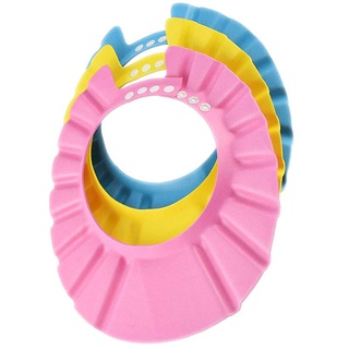 Baby Bad Weiche Kappe Safe Shampoo Dusche Badeschutz Weiche Kappe Hut Shampoo Schutz Produkte Für Baby Kinder Kind Dusche 3 Stücke