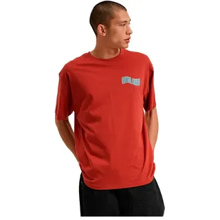 Santa Cruz Tiki Hand Strip Kurzarm-t-shirt - Dark Rust - L