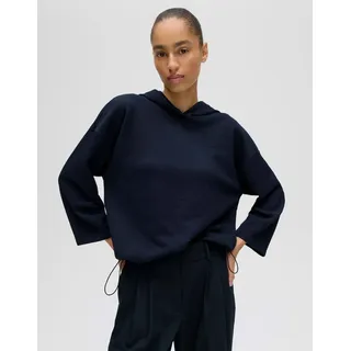 OPUS Hoodie Hoodie aus Baumwoll Mix Loose Fit Vielseitig kombinierbar für casual Looks blau 44