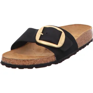 Birkenstock Madrid Big Buckle Nubukleder schwarz 36