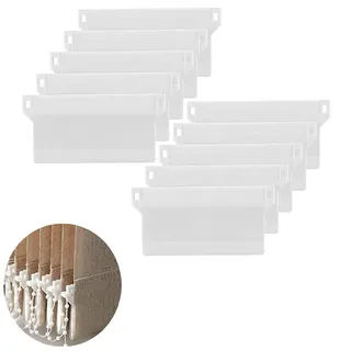 Lamellenvorhang,10 stück lamellenvorhang Ersatzteile Set,127mm Lamellenvorhang Ersatzteile für Vertikaljalousie Vorhang fur Vertikaljalousien Gewichten,Vorhang Tür Ersatzlamellen für Rolladen