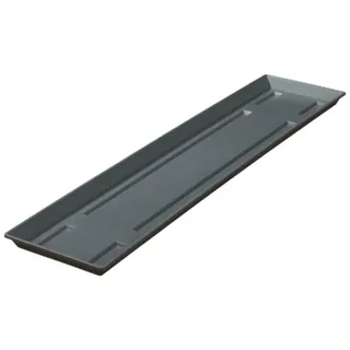 geli Blumenkasten-Untersetzer, anthrazit, Länge 80 cm