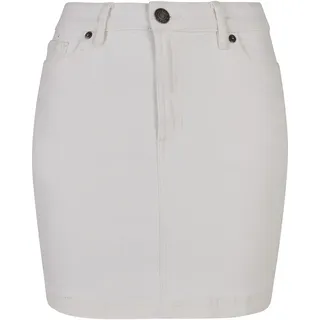 URBAN CLASSICS Organic Stretch Kurzer Rock Mit Hoher Taille Off White Raw 33
