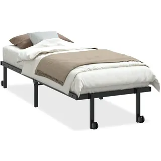 vidaXL Bettgestell 80 x 200 cm Schwarz