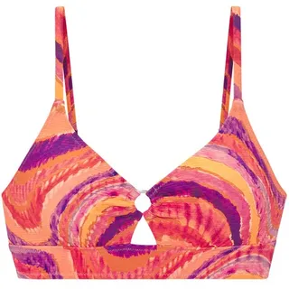 Bruno Banani Triangel-Bikini-Top Damen Rot/Pflaume 38 Cup A/B