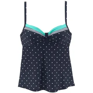 LASCANA Bügel-Tankini-Top Damen Blau 48 Cup E