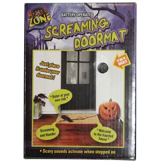 MIMIKRY Halloween Fußmatten-Sensor mit Spukeffekten Grusel-Sound für Türmatte Eingangsmatte