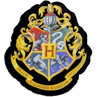Harry Potter - Kissen „Hogwarts Shaped Dekokissen geformt Wappen