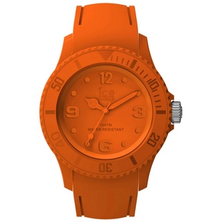 ICE-Watch - Ice Watch Uni Armbanduhr Vermilion - Orange Herren/Unisexuhr mit Silikonarmband - 016135