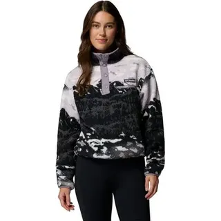 Columbia Cropped Pullover Sweatshirt Lila XS