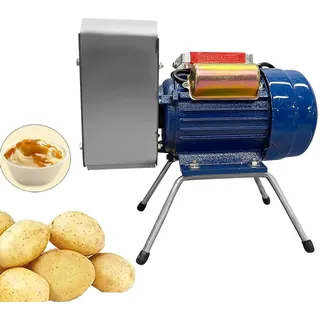 Elektrischer Kartoffelstampfer, 750 W, kommerzielle Kartoffelpresse aus Edelstahl, Produktionseffizienz 20–30 kg/h, Präzisionsmahlwalze, glatt und zart, für Kartoffelbrei, Püree, Obst und Gemüse