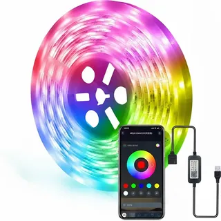 VIVREAL USB-LED-Streifen, mehrfarbiges Hintergrundlicht, 9,84 Fuß, RGB-Beleuchtung, HM-3-12, Neujahrs-Angebot, Top-Geschenkideen