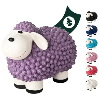 VERDOBA Gartenfigur Bunte Mini Schafe Gartenfiguren, Polyresin