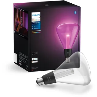 Philips Hue Lightguide smarte Lampe, Edison Form, ST70, weißes und farbiges Licht, Bluetooth kompatibel, Sprachsteuerung mit Alexa, Apple Home und Google Assistant