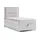 Einzelbett K-11 Stauraum und Komfort T30 70x200 80x200 90x200 100x200 cm Lieferung bis in die Wohnung TOP Preis-Leistungs-Verhältnis silberfarben 90 cm x 200 cm