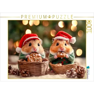 Calvendo Puzzle Flauschige Weihnachten 1000 Teile Lege-Größe 64x48cm Foto-Puzzle für glückliche Stunden