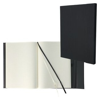 Sigel Notizbuch CO141, Conceptum, A4+, 97 Blatt, schwarz, Hardcover, kariert