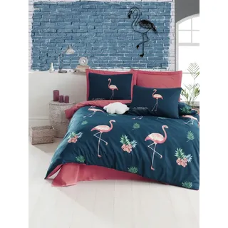 L'Essentiel Linge de Maison, Begonvilla- EPJ6190, Dunkelblau, Bettdecken, 65% Baumwolle / 35% Polyester - Dunkelblau