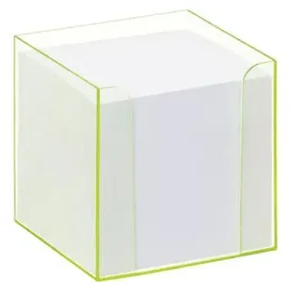 Folia Zettelbox transparent Grün 800 Notizzettel 1 St.