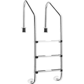 Costway Poolleiter Silber 53 x 63 x 147 cm