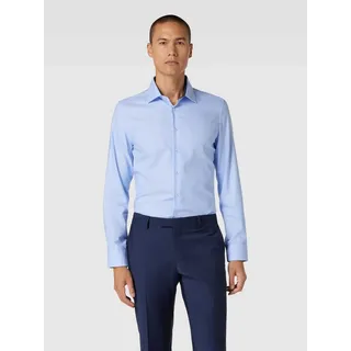 Regular Fit Business-Hemd mit Knopfleiste, Bleu, 39