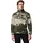 Printed Half Snap Rollkragenpullover Grün M