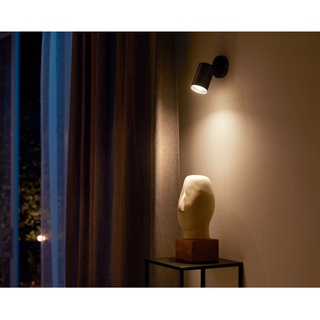Philips Hue LED-Spot 1er Fugato White & Color Ambiance Schwarz