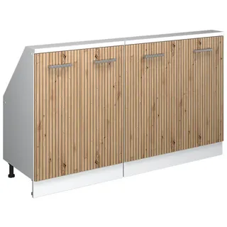 Vicco Rion 140 x 83,8 x 46 cm Artisan Eiche / Weiß