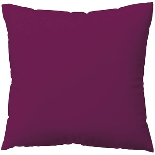 Schlafgut Kissenbezug einzeln 40x40 cm | purple-deep  Kissenbezug EASY Jersey