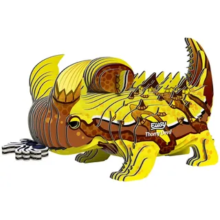 Eugy 3D Puzzle - Dornteufel - Bastelset aus Karton 44 Teile