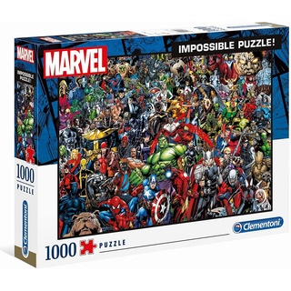 Clementoni® Steckpuzzle »Impossible Puzzle - Marvel (1000 Teile)«, 1000 Puzzleteile bunt