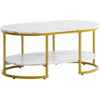 Wohnling WL6.895 Weiß Marmor 100 x 60 x 45 cm