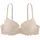Claire Super Push-Up Demi-BH Bügel-BH mit Geformten Cups Weichem Mikrogewebe und Sinnlichen Spitzendetails beige